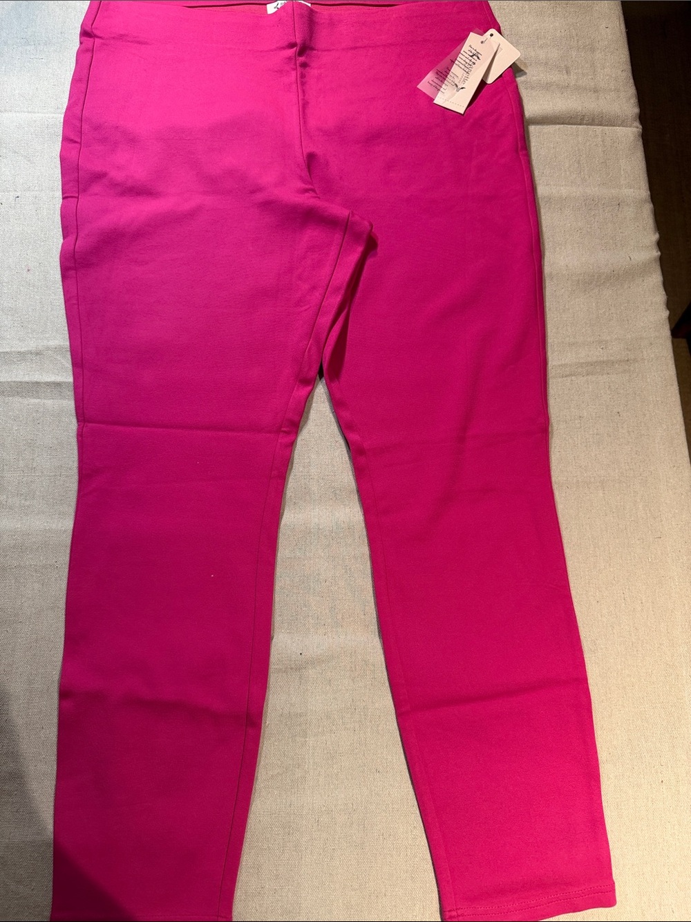 Nanette Lepore Bright Fuchsia Straight-Leg Pants